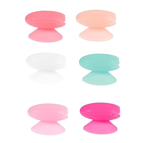 IWOWHERO Silicone Brush Cover Set Lip Brushes Cover Lip Mask Brush Cover Makeup Brush Sleeve Brush Head Cover