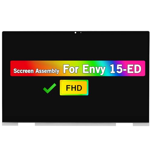 Image of 15.6 inch LCD Touch Screen Replacement Digitizer Assembly for HP Envy x360 15M-ED 15-ED 15T-ED 15-ED1071CL 15M-ED1013DX 15m-ED1023DX 15-ED1055WM 15-ED1066NR NV156FHM-N4T FHD (Not for UHD 4K)