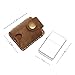 Yantahms Handmade Vintage Genuine Leather Lighter CaseHand-stitched Lghter shell Cover Lighter Holder Belt Case (Light Brown)