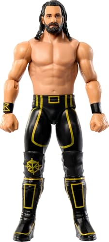 Mattel WWE Main Event Series152 Seth “Freakin” Rollins Figura de acción coleccionable de 15,24cm, 10 puntos de articulación y aspecto realista, JCV33