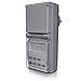 Bearware – Temporizador Digital de Exterior - Función aleatoria - 20 programas - 16 configuraciones de días - Apagado Manual - Cuenta atrás hasta 99 Horas - Batería de Respaldo - Color Gris