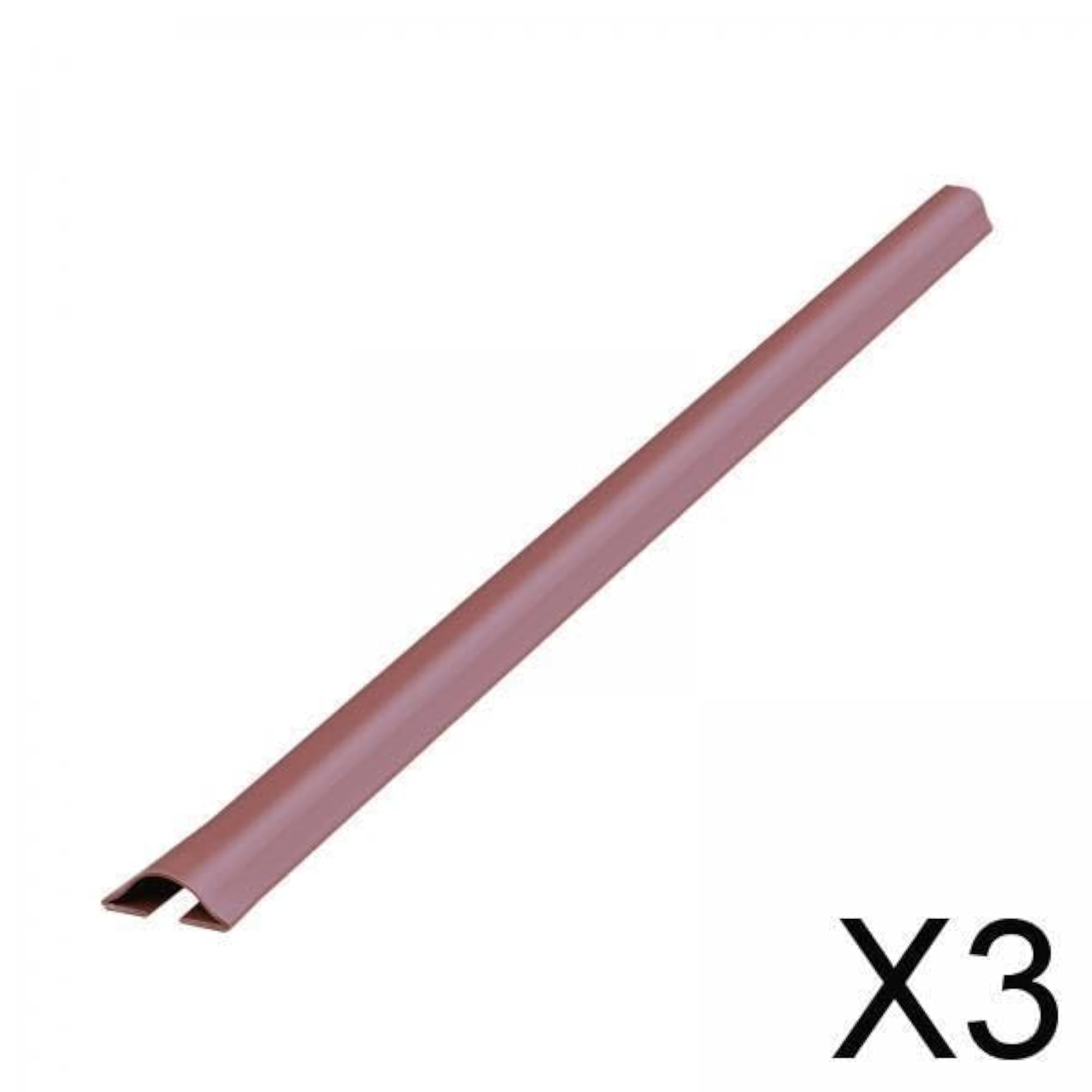 3xDoor Bottom Seal Strip Draft Guard, Brown