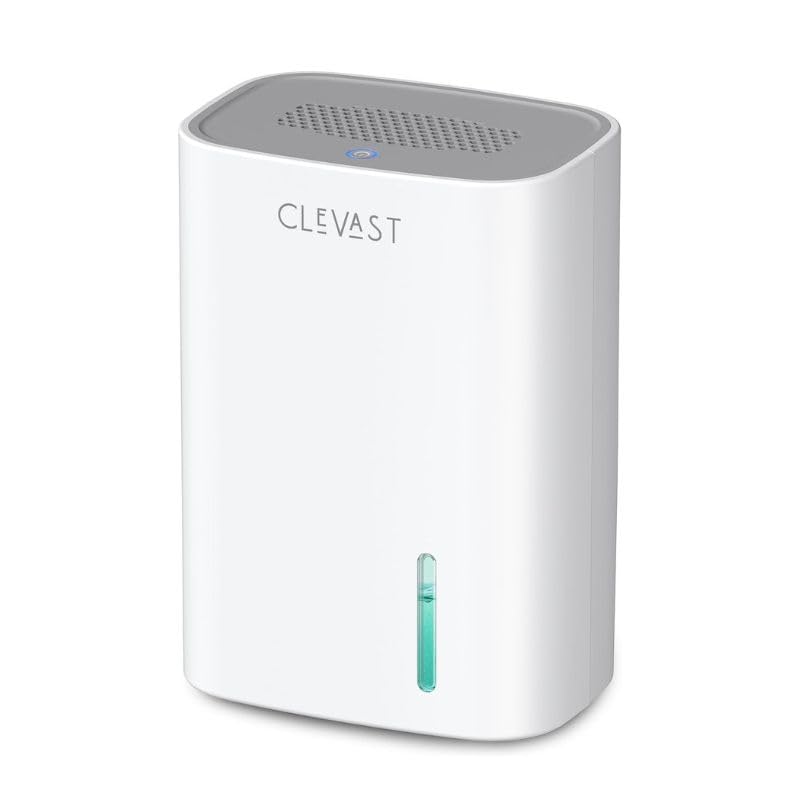 CLEVAST Piccolo deumidificatore per casa, mini deumidificatore silenzioso per camera da letto...