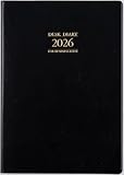高橋 手帳 2026年 A5 ウィークリー デスクダイアリー 黒 No.67