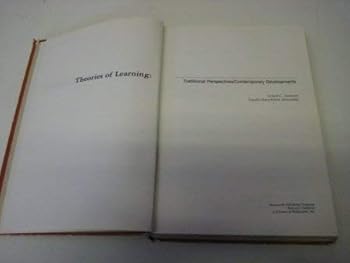 Hardcover Theories of Learning Book