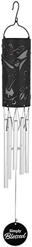 Carson Wind Chime-Solar Cylinder-Simply Blessed (28)
