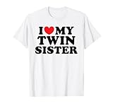 Photo Gallery maglietta i love my twin sister/i heart my twin sister maglietta Photo Gallery maglietta i love my twin sister/i heart my twin sister maglietta