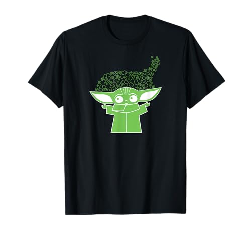 T-shirt The Child Mandalorian pour la Saint-Patrick en coton vert