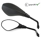 Hochwertiges Spiegel-Paar (1x links + 1x rechts) im dezenten Design mit E-Prüfzeichen. Details siehe Produktbeschreibung!