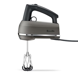 Breville the the Handy Mix Scraper™ Hand Mixer, BHM800OYS, Oyster Shell