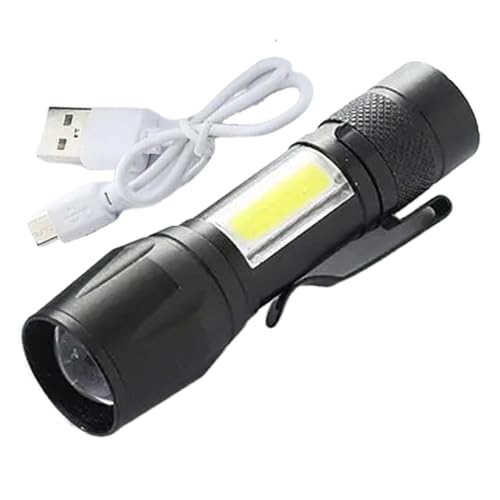 Torcia a LED, super luminosa, torcia a LED, super luminosa, ricaricabile, impermeabile, ultra luminosa, accessorio da campeggio per escursionismo