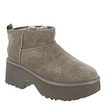 UGG Women's Classic Ultra Mini New HeightsFashion Boots, Hickory, 7 UK
