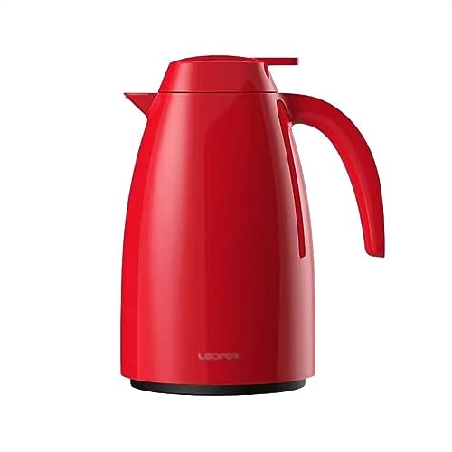 Tetera eléctrica aislada para hogar y oficina 1.5L roja