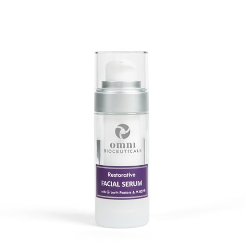 Omni Bioceuticals Daily Restorative Facial Serum with Growth Factors & M-007®, 30ml (Packaging May Vary)