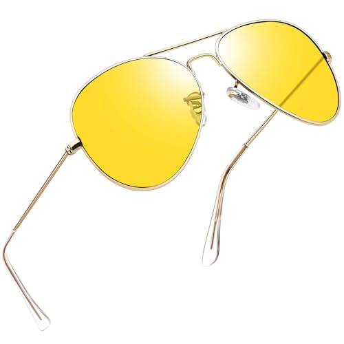 Joopin Night Driving Anti Glare Glasses for Men Women,...