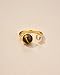 18K Gold Plated Brown Tiger Eye CZ Natural Stone Adjustable Statement Open Ring for Women by SNGIA, Summer Beach Unique Bead Gemstone Stackable Wedding Date Birthday Gift, Bohemian Stone Irregular Trendy Navy Jewelry, Textured Patterned Fashion Quartz Accessories, Vintage Hammered Circular Nickle Free Gifts.