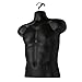 SSWBasics Male Molded Black Shirt Form - Fits Men's Sizes S-L (T Shirt Form)