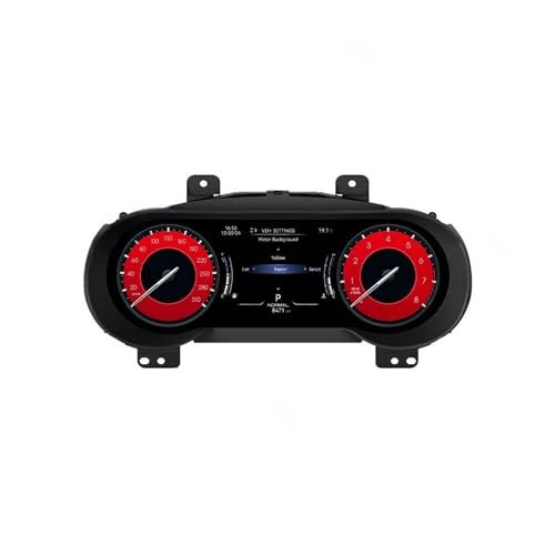 Clúster digital de salpicadero de coche con velocímetro LCD para Maserati Ghibli 7