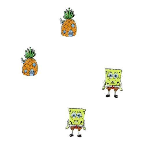 Nickelodeon SpongeBob SquarePants 6-Pairs Jewelry Stud Earring Set