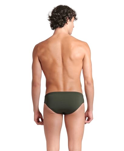 Arena Costume Slip Team Solid Verde Militare Bianco Uomo 50 - 2