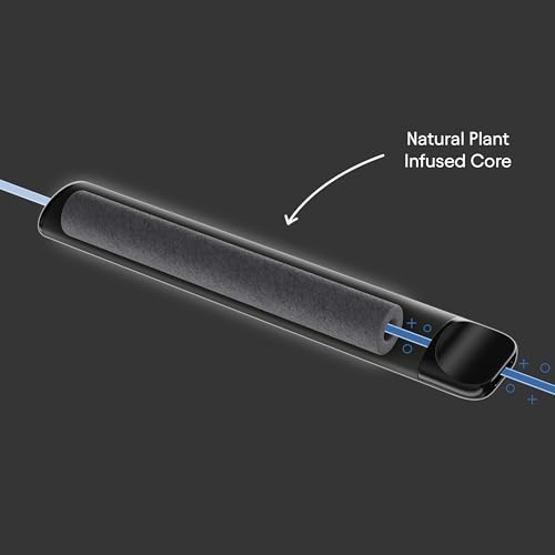 quitz natural flavored air inhaler  replace bad habits reduce cravings  no heating non-electric vaporless smokeless inhaler  nicotine-free lung detox oral fixation