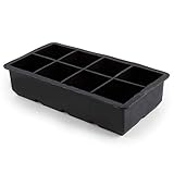La parte inferior de silicona suave es fácil de liberar: a diferencia de las bandejas clásicas para cubitos de hielo, la parte superior de la bandeja de hielo está hecha de plástico duro que permite que la rigidez de la bandeja de hielo no lo convierta todo. La suave textura de silicona debajo para eliminar fácilmente los cubitos de hielo.