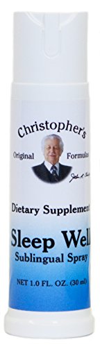 Christopher's Original Formulas Sleep Well Spray, Herbal Sleep Aid for Adults, Spray with Essential Oils for Sleep and Relaxation, Valerian Root for Sleep, Chamomile Flowers Passion Flower Extract