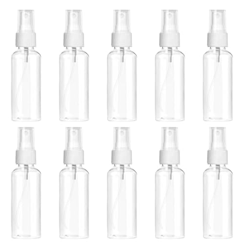 COYUN 10 Pezzi Flaconi Spray, 20ml Bottiglia Spray, Flacone Spray Vuoto, Plastica Trasparente Flacone Spray, Spruzzino Nebulizzatore, Bottiglia Spray Vuota, per Profumi, Liquidi Cosmetici,Trasparente