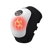 Masajeador Inalámbrico para Rodilla con Calor, Vibración y Compresión de Aire, 3 Niveles de Calor, 3 Modos de Vibración, 4 Temporizadores, Batería 5000mAh, para Rodilla, Codo y Hombro