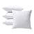 Phantoscope 20 x 20 Pillow Inserts, Set of 4 Hypoallergenic Square Form Decorative Throw Pillow Couch Sham Cushion Stuffer - 20 inches