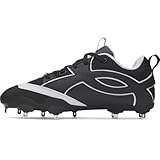 Under Armour Men's Yard Icon MT Baseball Cleats, (001) Black/Black/Anthracite, 11, US