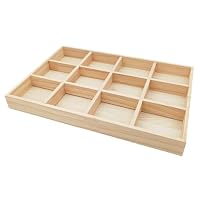 Anktily – Anktily Unvollendete Aufbewahrungsbox aus Holz, Vitrine mit 