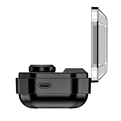 Andoer Fones de ouvido potáveis ​​com visor de bateria Fone de ouvido BT Fone de ouvido sem fio Fone