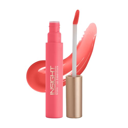 Image of INSIGHT Peptide Infused Lip Oil | Glossy Finish | Sheer Coverage | Infused With Ginger Seed Oil | Hydrated & Plump Lips| Long-Lasting |Toffee Temptation-4.5g