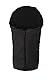 Kaiser 6534725 - Kuschelsäckchen Fleece für Schalensitze der Gruppe O Farbe: schwarz