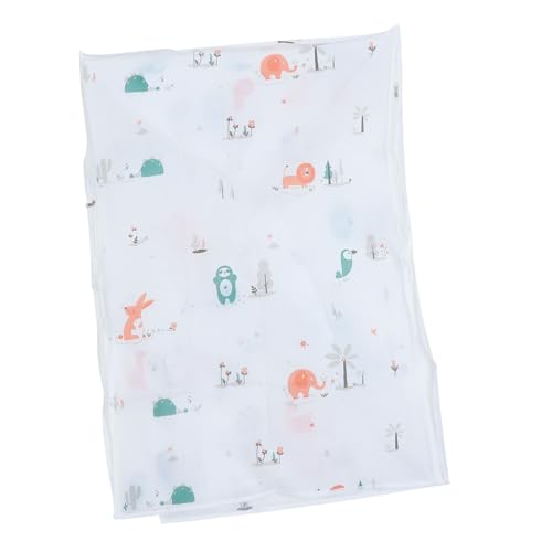 MUSISALY 洗濯機トッププロテクター 漫画ドラム洗濯機カバー 耐油 防水 耐久性 PEVA素材 巻きやすく清潔に保てます