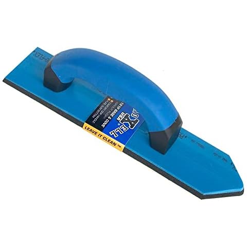 Troxell USA - 3" x 12" Pointed Gum Rubber Grout Float with SoftGrip Handle Cover