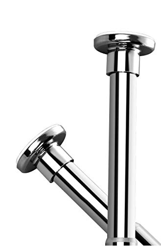 Tringle à vêtements télescopique robuste en acier 304 avec réglage millimétré