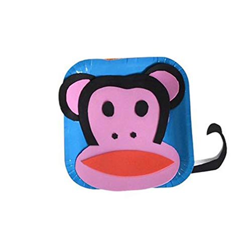 Toyvian Pratos de Papel Quadrados de 7 Polegadas Bandeja de Papel Diy Natal AcessÃ³rios DescartÃ¡vei