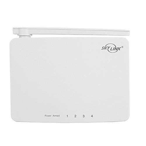 SKYLINK M-1 Main Console SkylinkNet Alarm Autmoation System, Wireless Siren for Indoor use, White