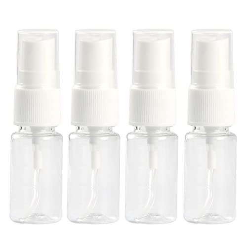 IRYNA 4Pcs 10 ml Spray Bottles, Mini Travel Bottles Refillable Perfume Atomiser Bottle Glass Mist Empty Bottle for Travel