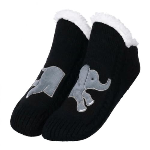 Image of ZYZX Cute Animal Slipper Socks for Women with Grips,Fuzzy Socks Indoor