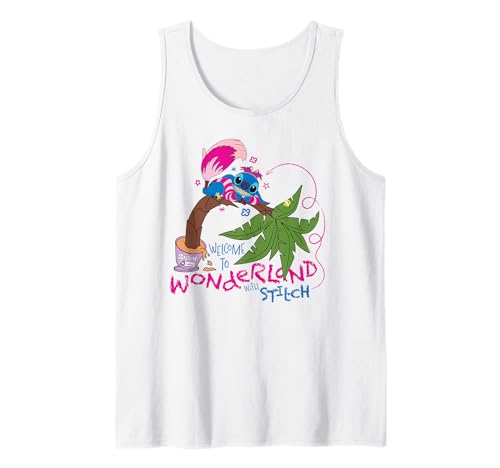 Camiseta tirantes Stitch de Cheshire para parques tem&aacute;ticos y moda urbana casual