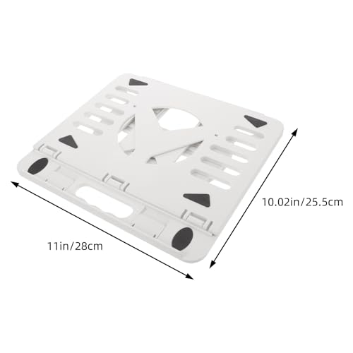 Soporte plegable para laptop POPETPOP blanco miniatura 2