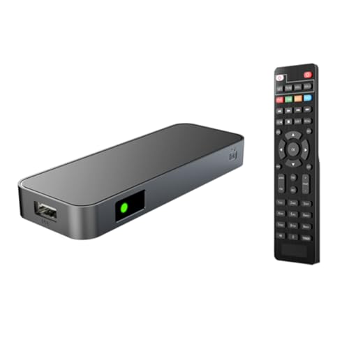 Mcnhbdgg Decodificador de TV Digital WiFi DVB T2 DVB-C H265, Sintonizador TDT HD para España, Receptor de TV FTA, Decodificador EPG Universal para Europa.