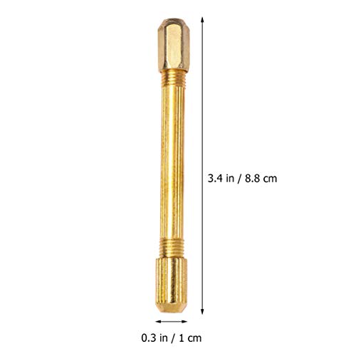 Iplusmile Double Ended Pin Vise Pin Vise Hand Drill Bits Swivel Head Pin Vise Model Hand Drill For Handicraft Watch Making Repairing Tool (Square Head, 4Pcs ) #TOP6