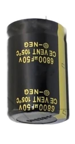 Condensador de audio 63v6800uf de aluminio de alta fidelidad acústica