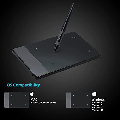 Huion 420 4 x 2.23 Inches Portable Hand Writing OSU Digital Pen Tablet Signature Pad for Mac and Window