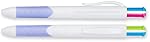 Paper Mate InkJoy Quatro Retractable Ballpoint Pens, Medium Point (1.0 mm), Assorted Colours, 3 Pack
