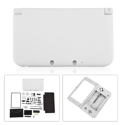 Image of Full Housing Case, Cover Shell Repair Parts Complete Fix Replacement Kit Full Housing Case Cover Shell Repair Parts Complete Replacement Kit for 3DS XL(White)